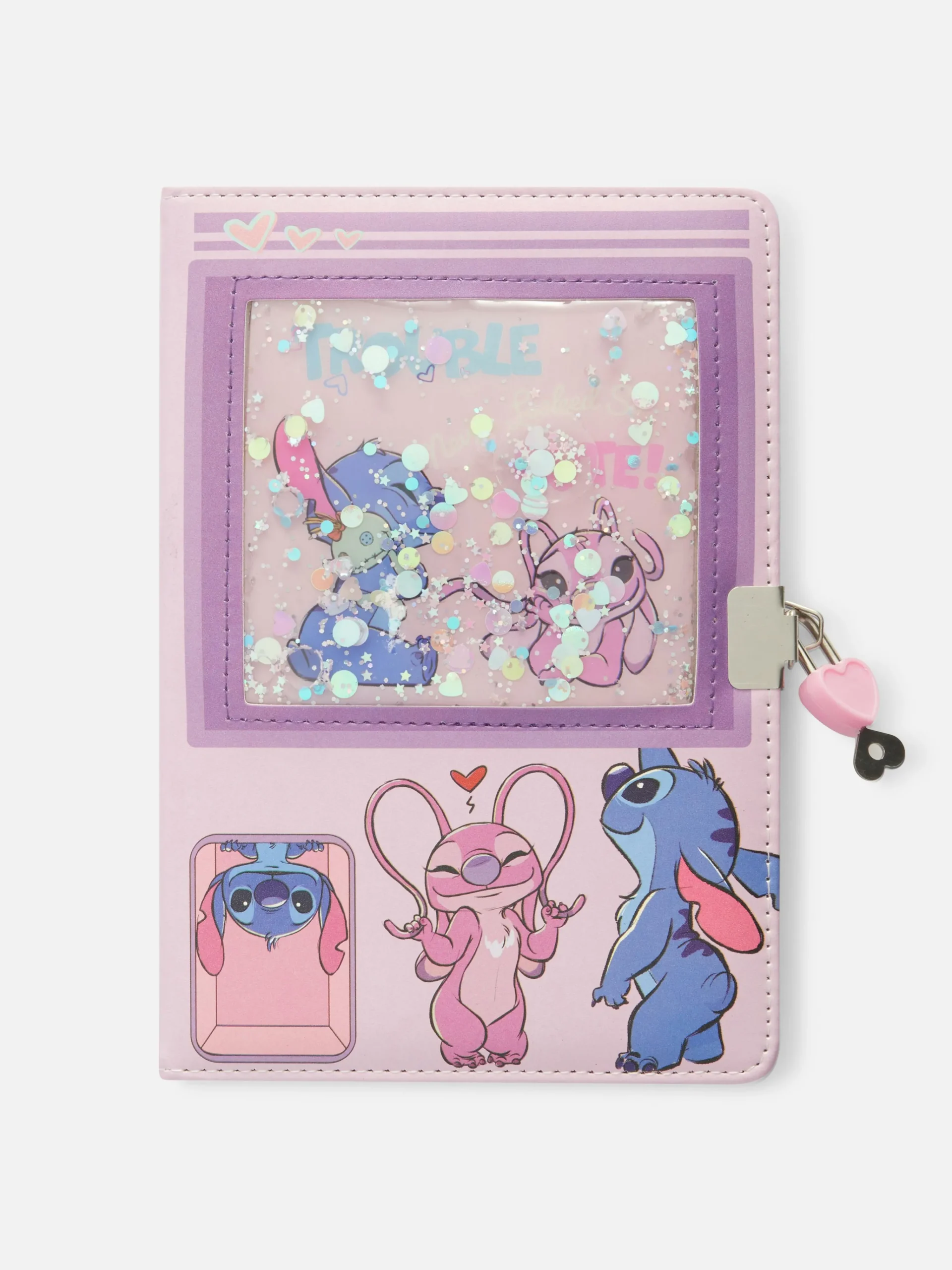 A5 Disney's Stitch Notebook With Lock|Primark Discount
