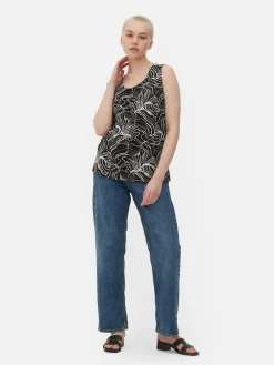 Abstract Print Sleeveless Top|Primark Hot