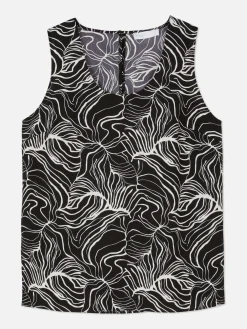 Abstract Print Sleeveless Top|Primark Hot