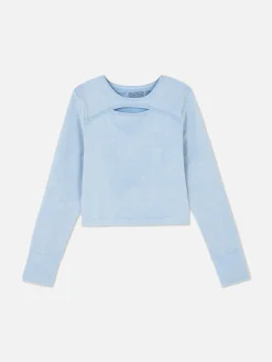 Acid Wash Long Sleeve Top|Primark Outlet