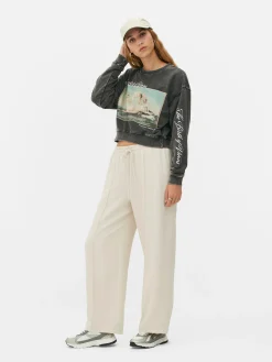Alexandre Cabanel Cropped Sweatshirt|Primark Discount