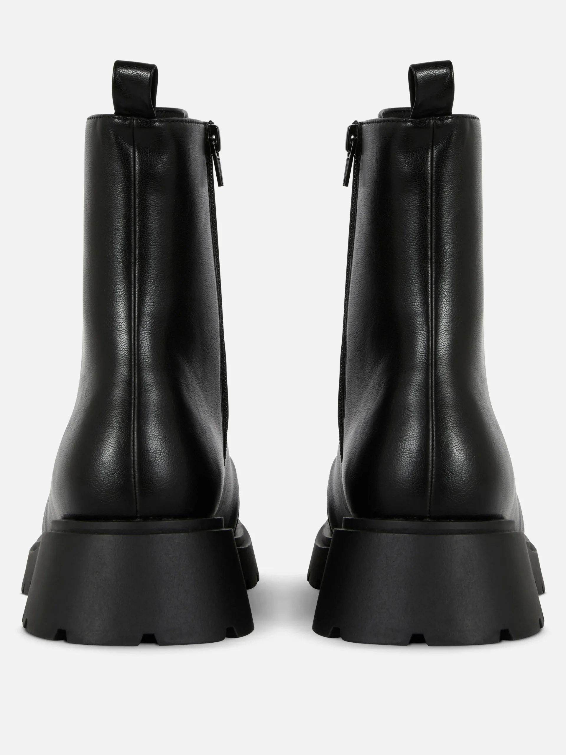 Apron Toe Laced Ankle Boots|Primark New