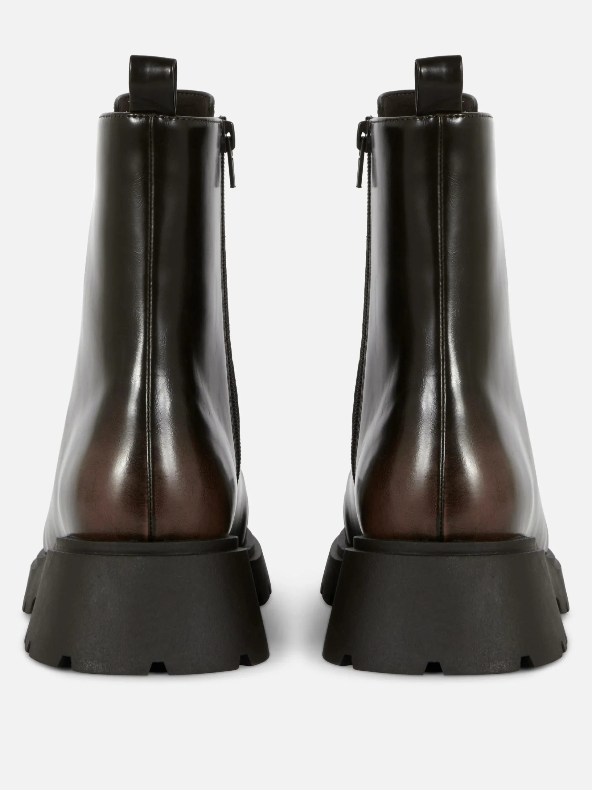 Apron Toe Laced Ankle Boots|Primark Outlet