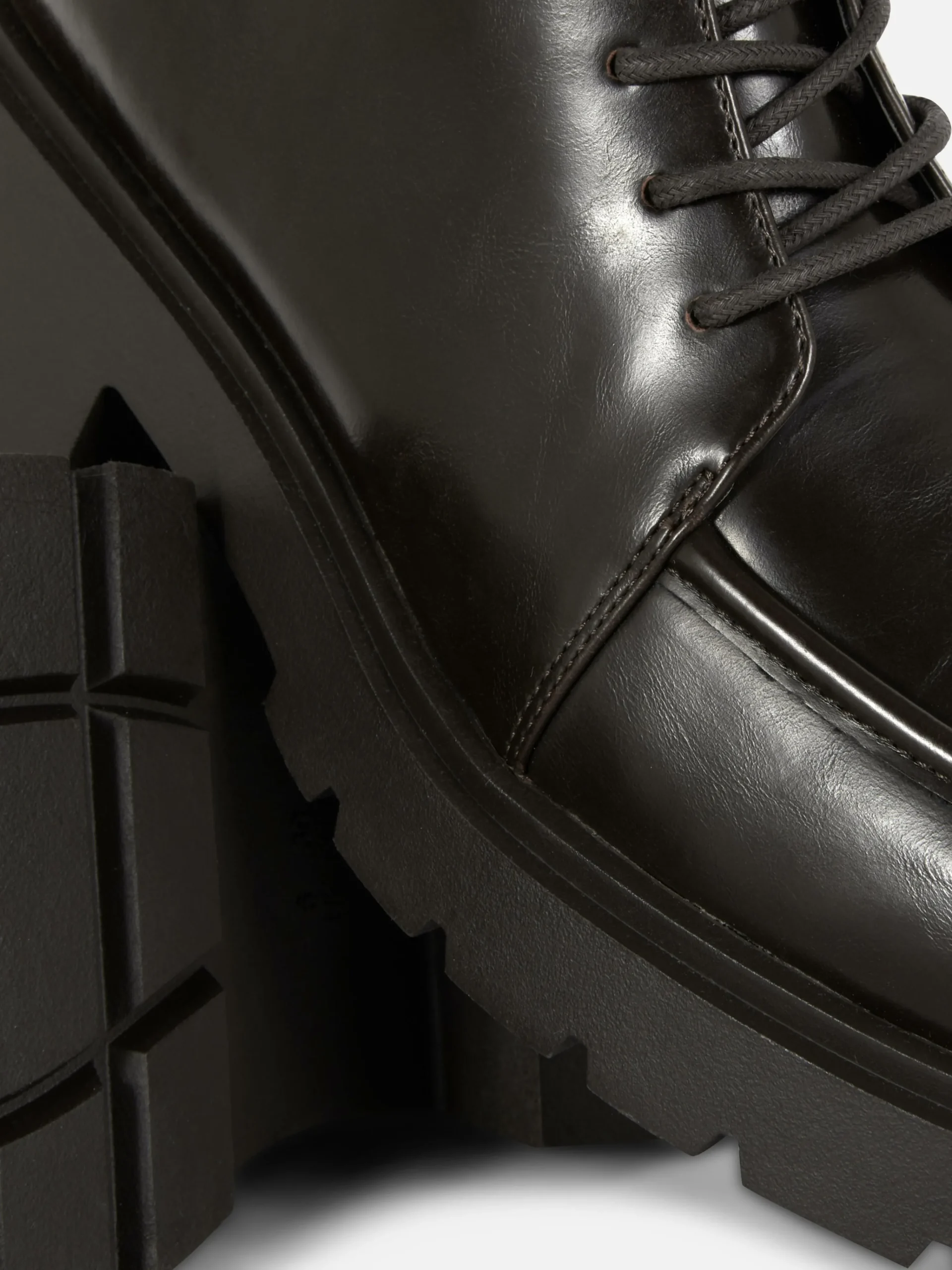 Apron Toe Laced Ankle Boots|Primark Outlet