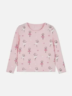 Ballet Graphic Long Sleeve T-Shirt|Primark Clearance