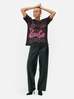 Barbie Logo Oversized T-Shirt|Primark Sale