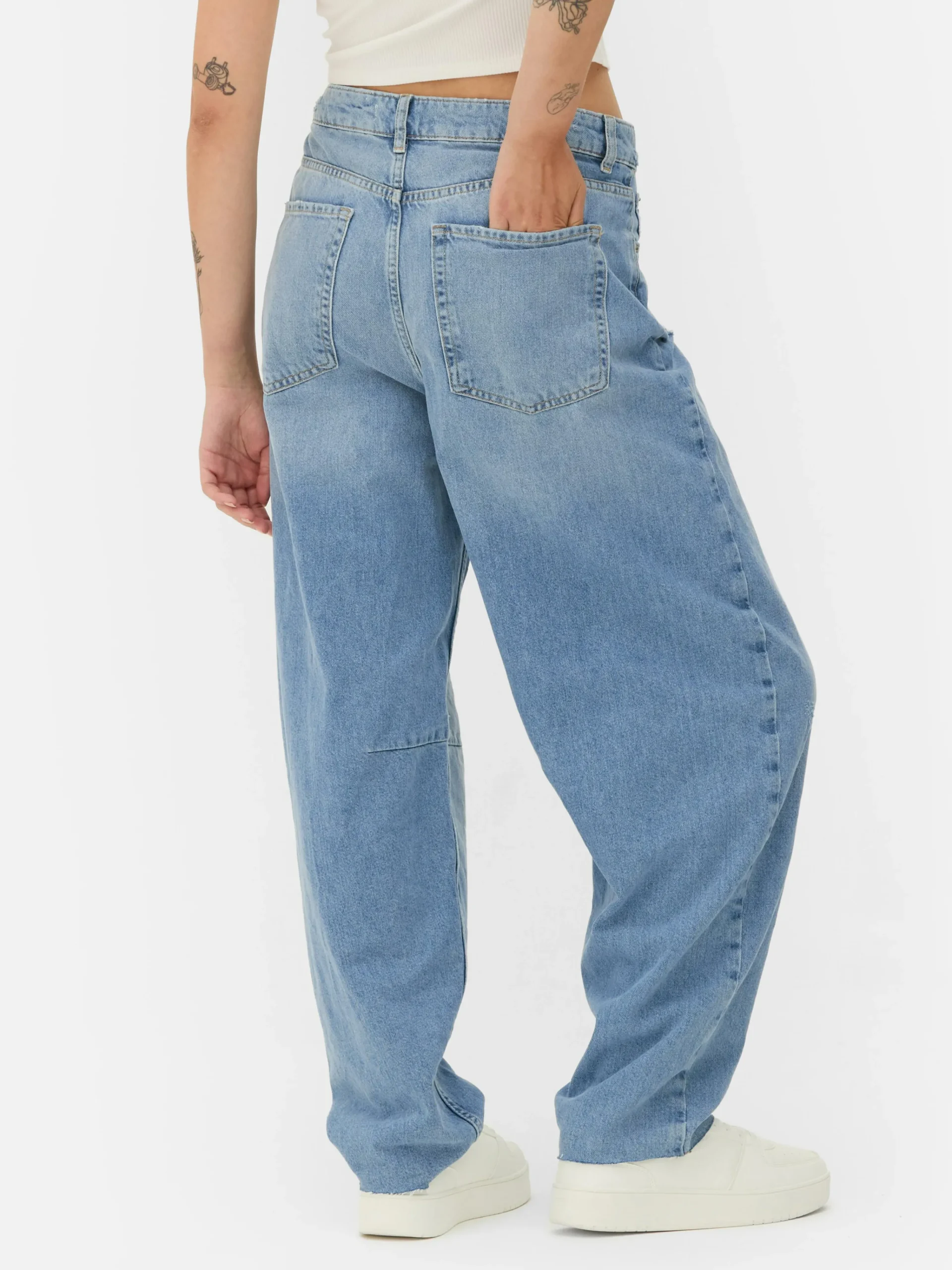 Barrel Leg Jeans|Primark Clearance