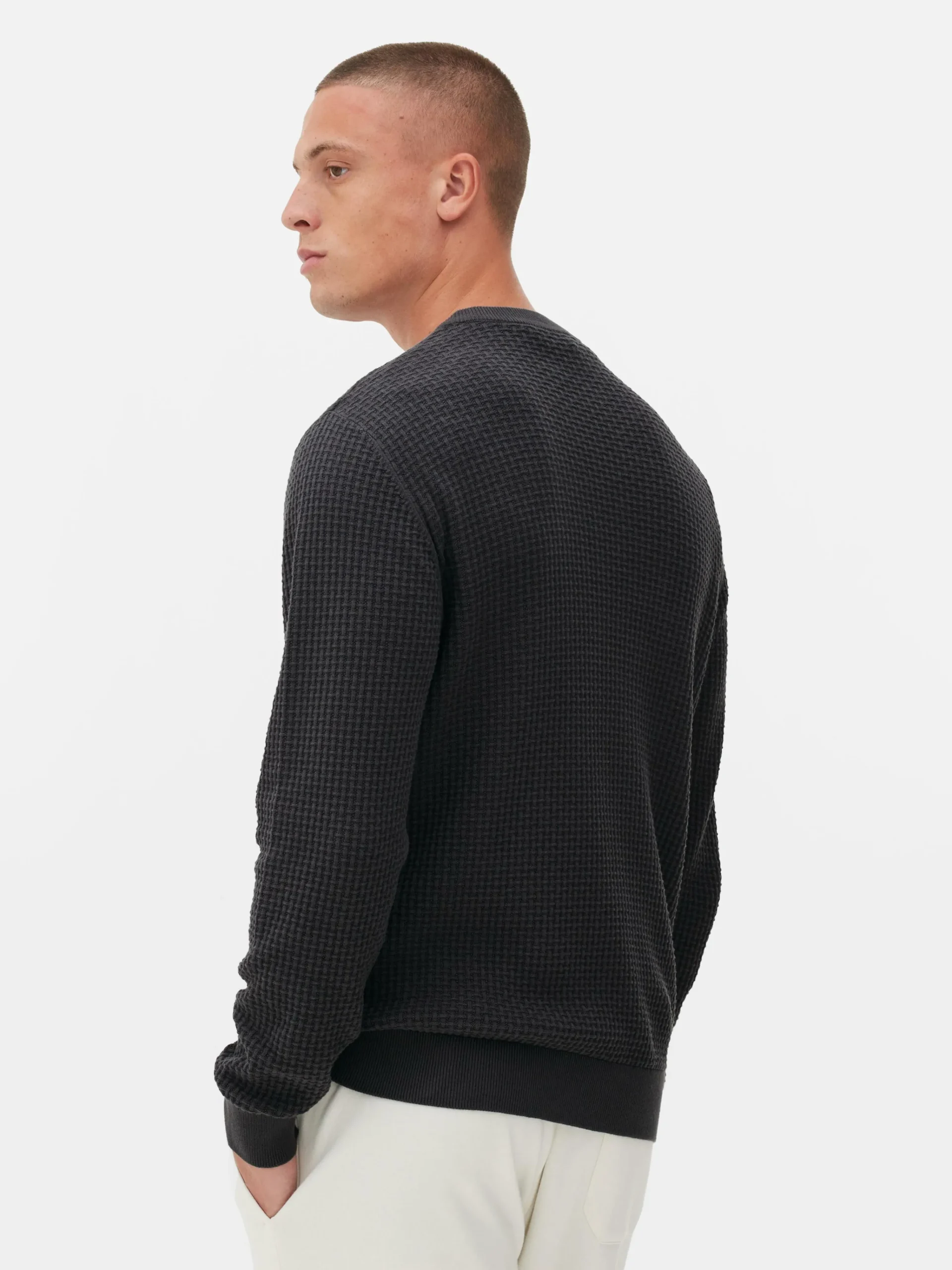 Basket Weave Sweater|Primark Discount