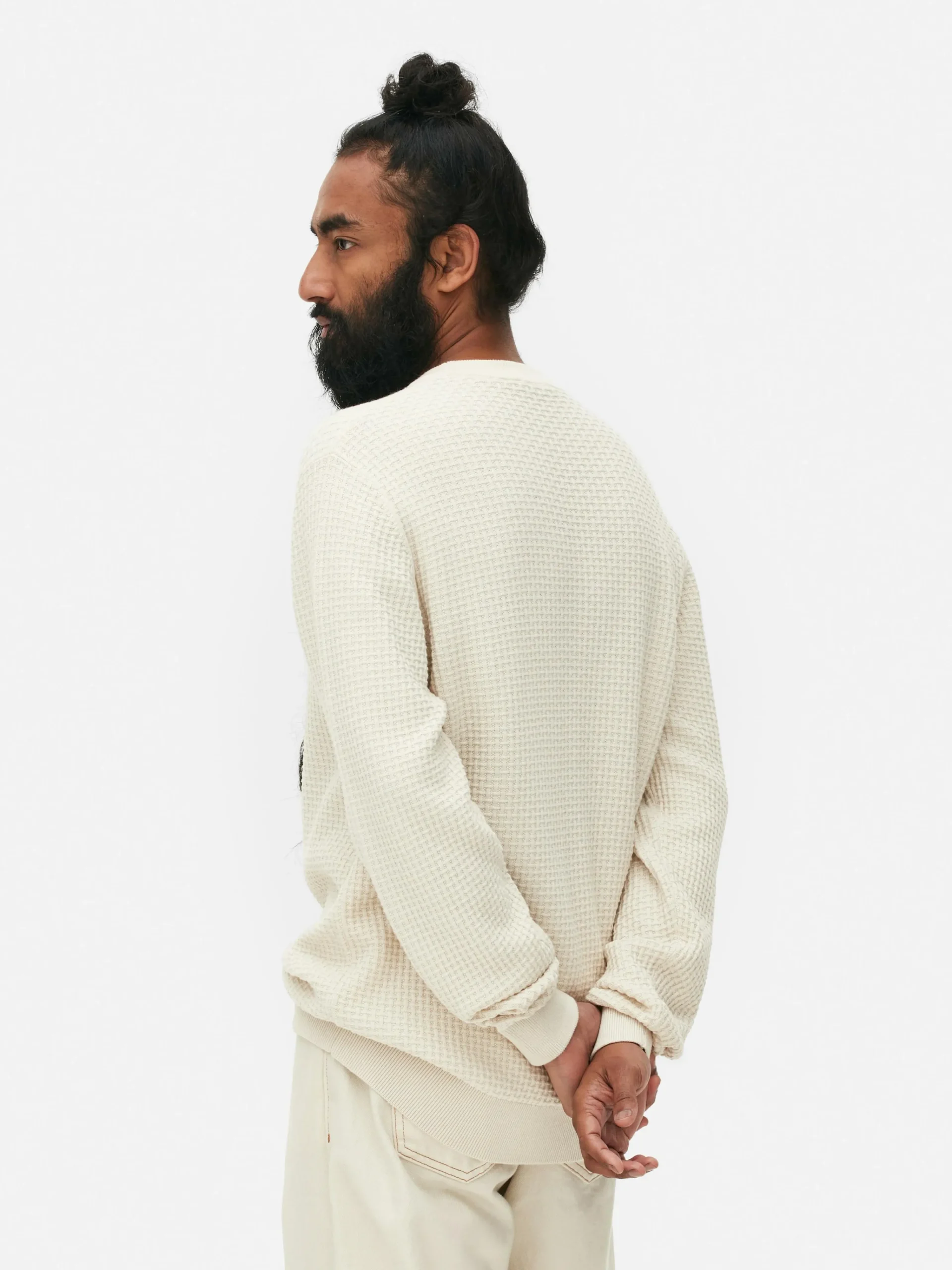 Basket Weave Sweater|Primark Hot