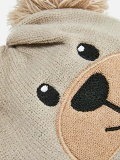 Bear Pompom Beanie|Primark Outlet