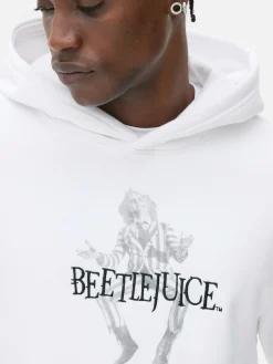 Beetlejuice Character Graphic Hoodie|Primark New