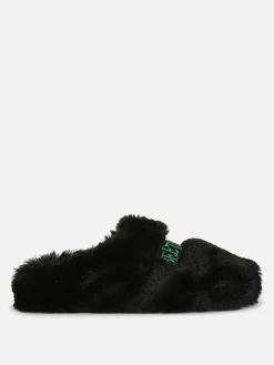 Beetlejuice Fluffy Mule Slippers|Primark Outlet