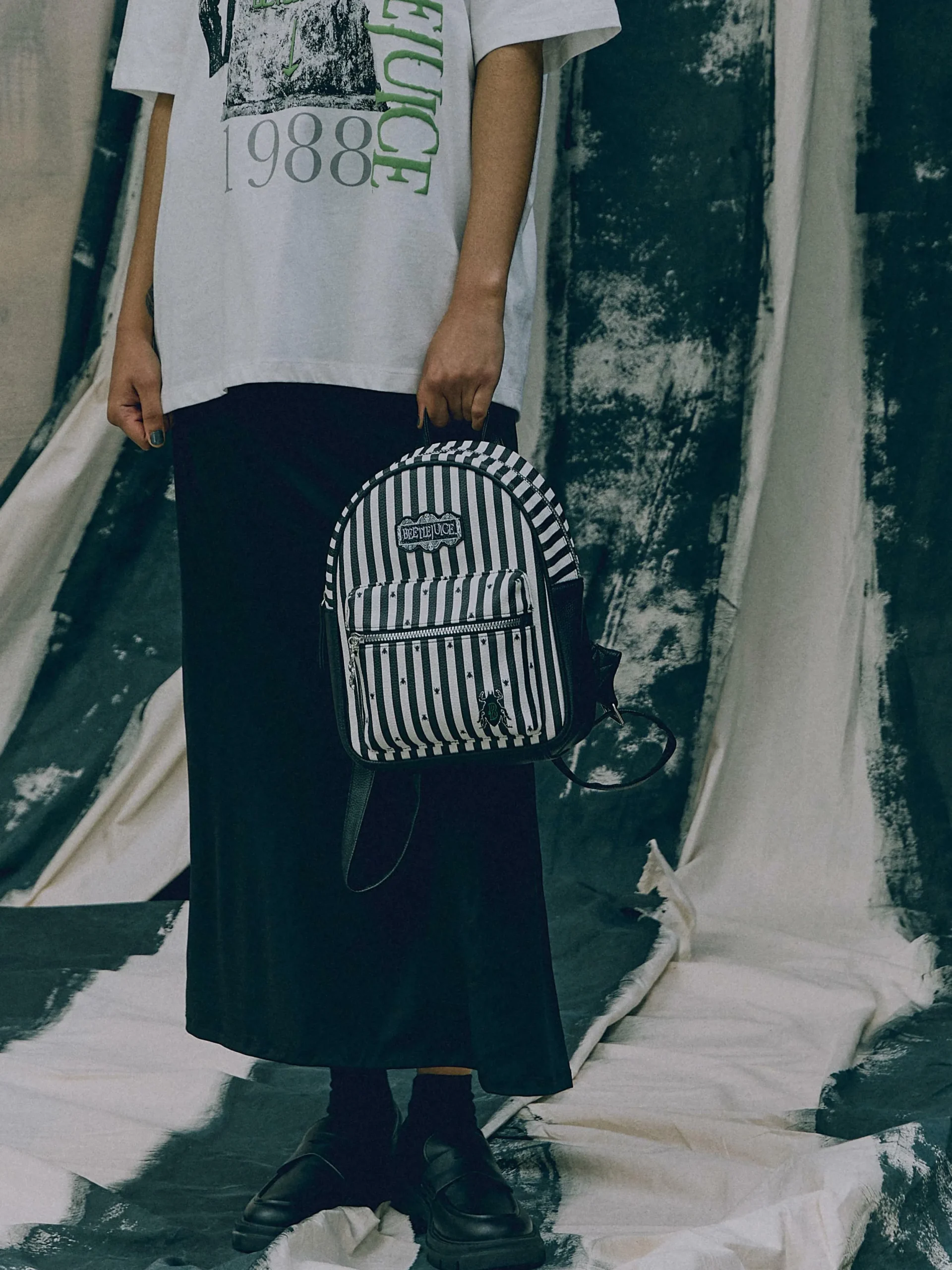 Beetlejuice Logo Backpack|Primark Discount