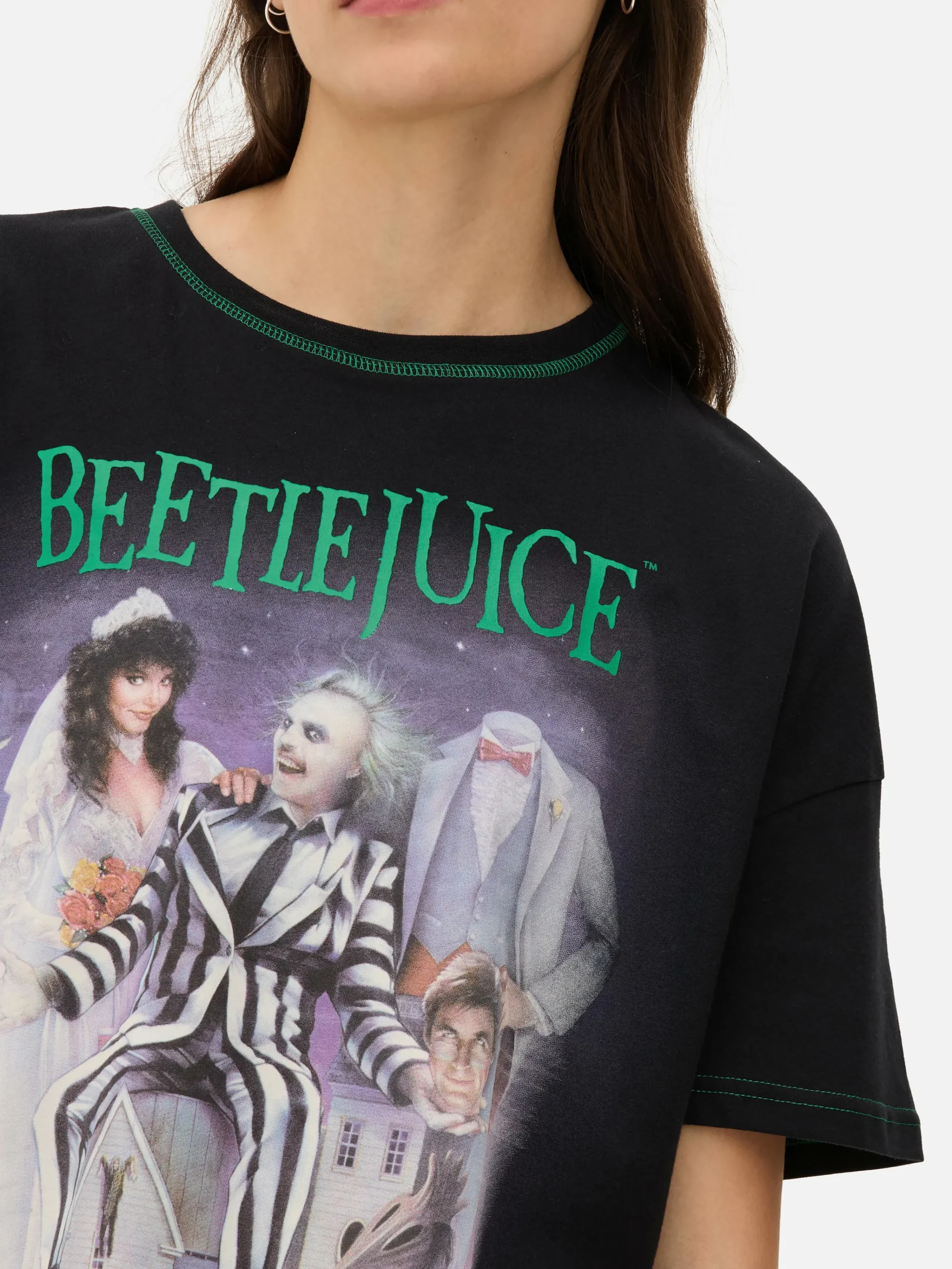 Beetlejuice Logo Pajama Set|Primark Outlet
