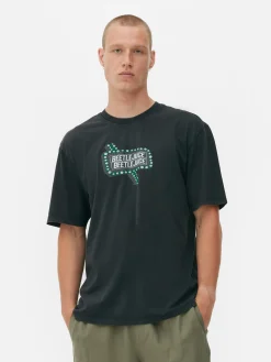 Beetlejuice Washed Effect T-Shirt|Primark