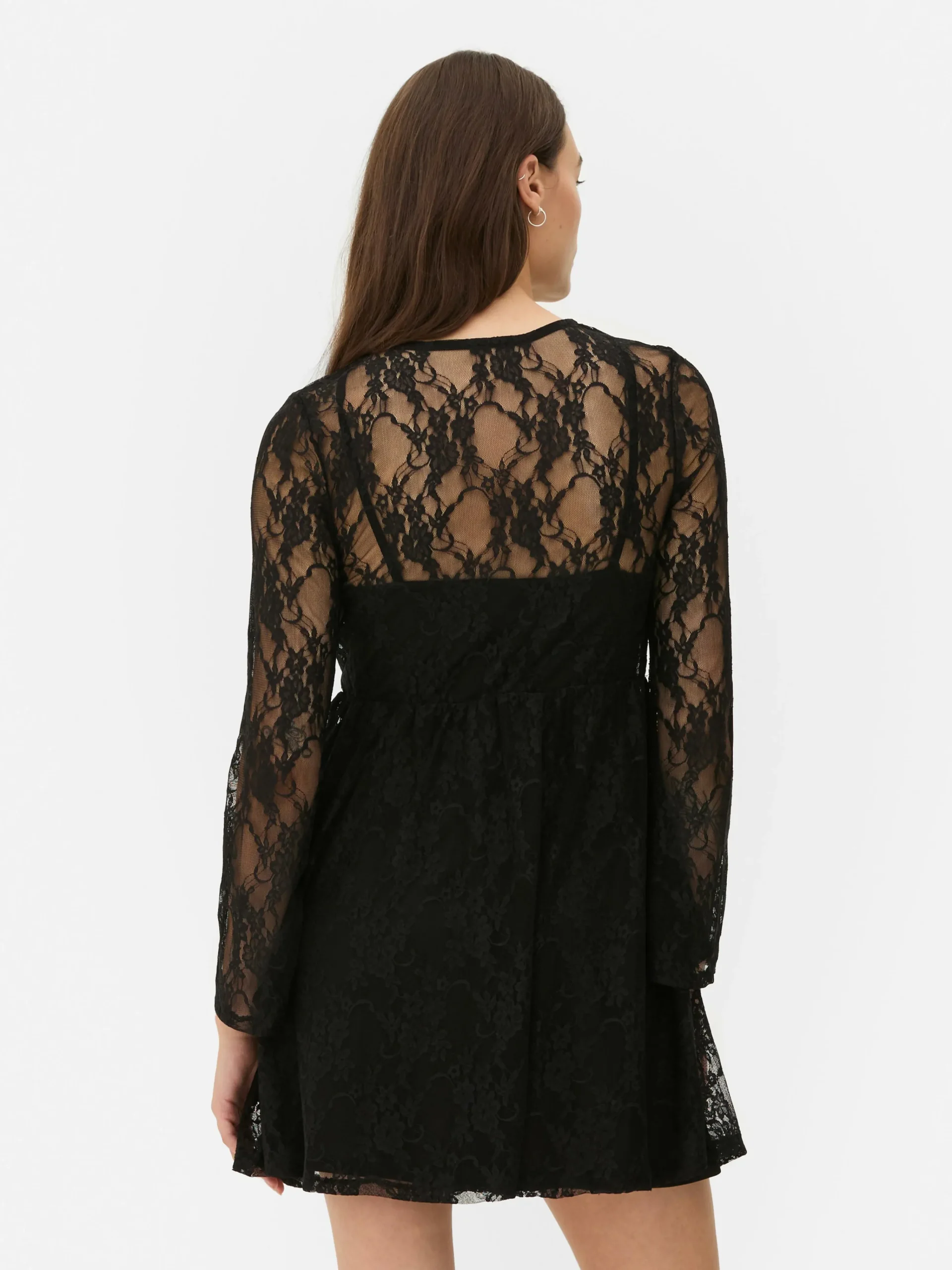 Beetlejuice X Colleen Atwood Lace Mini Dress|Primark Discount
