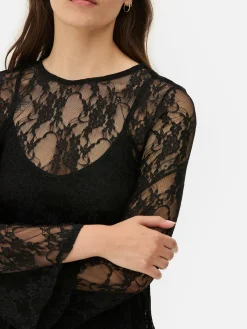 Beetlejuice X Colleen Atwood Lace Mini Dress|Primark Discount