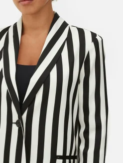 Beetlejuice X Colleen Atwood Striped Blazer|Primark Hot
