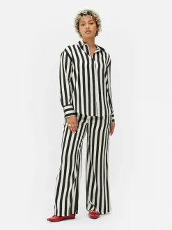 Beetlejuice X Colleen Atwood Striped Shirt|Primark Outlet