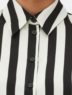 Beetlejuice X Colleen Atwood Striped Shirt|Primark Outlet