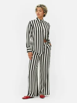 Beetlejuice X Colleen Atwood Stripe Pants|Primark New