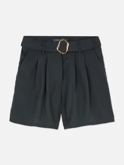 Belted Bermuda Shorts|Primark Clearance