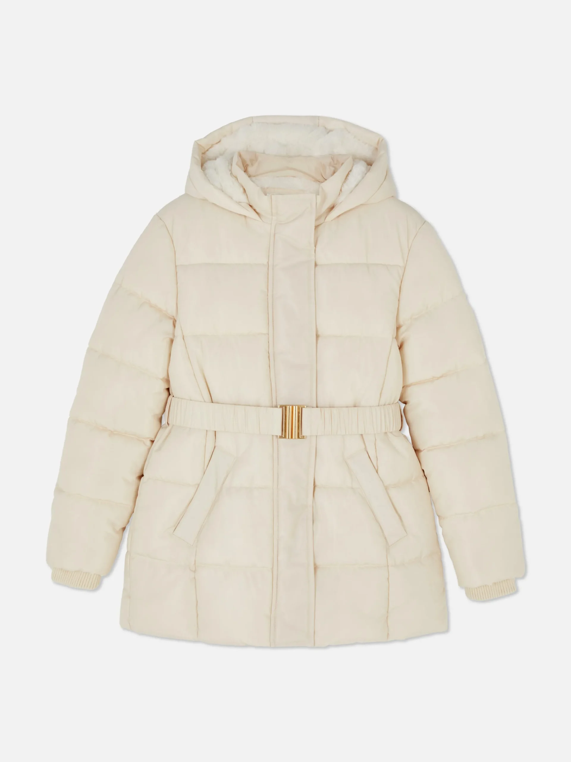 Belted Padded Jacket|Primark New