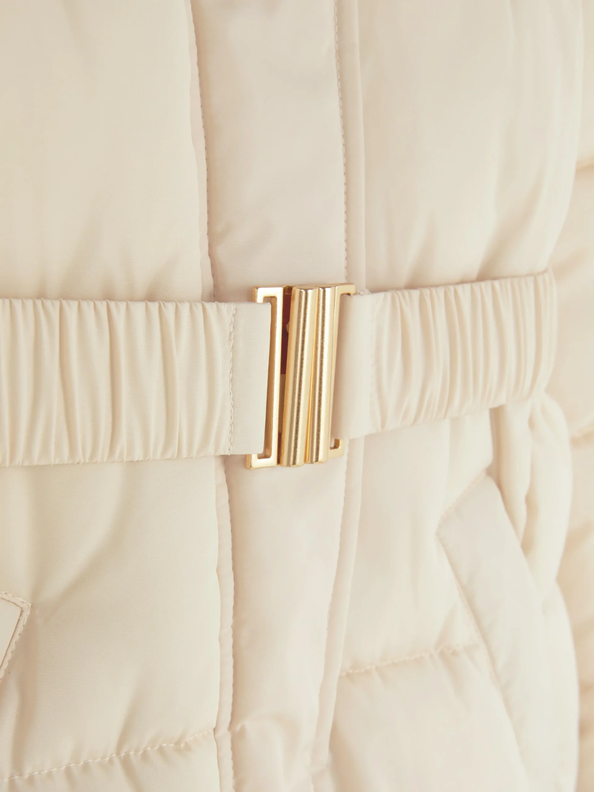 Belted Padded Jacket|Primark New