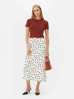 Bias-Cut Midi Skirt|Primark Best
