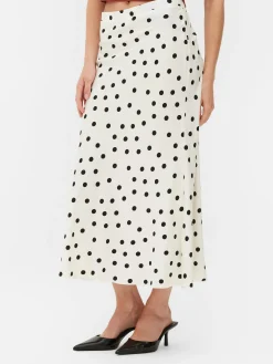 Bias-Cut Midi Skirt|Primark Best