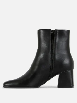 Block Heel Ankle Boots|Primark Discount