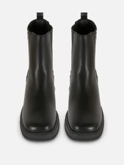 Block Heel Chelsea Boots|Primark Online
