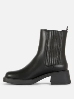 Block Heel Chelsea Boots|Primark Online