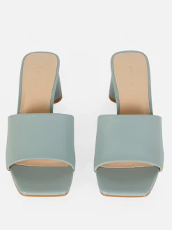 Block Heel Mules|Primark Outlet