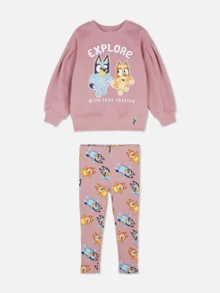 Bluey Sweatshirt And Ribbed Leggings Set|Primark Outlet