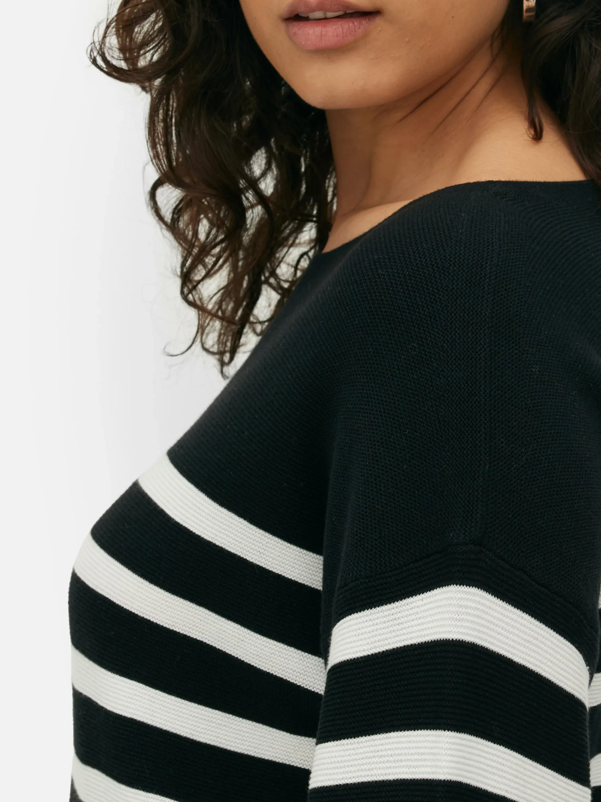 Boat Neck Long Sleeve Sweater|Primark Sale