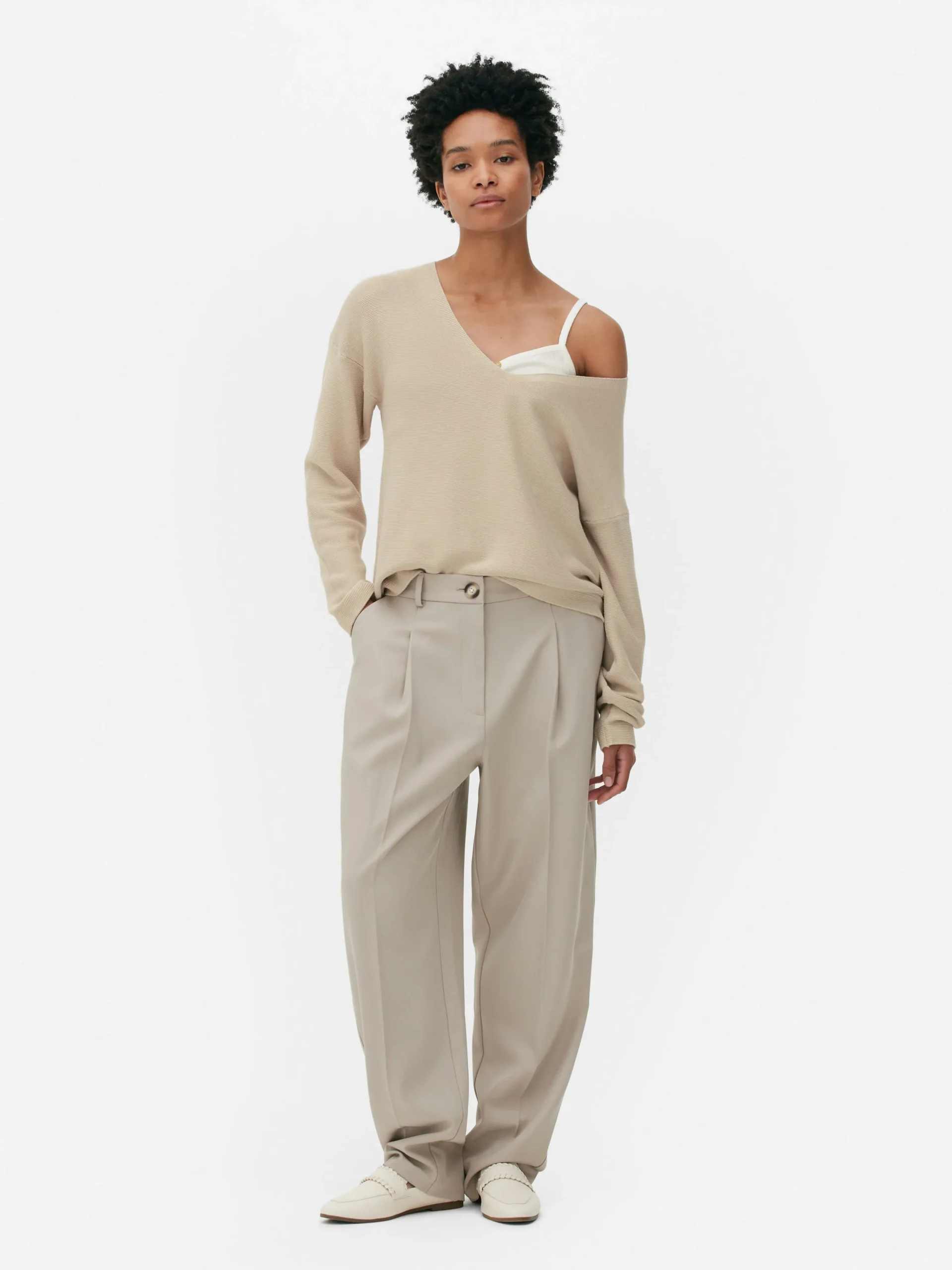 Boat Neck Long Sleeve Sweater|Primark Online