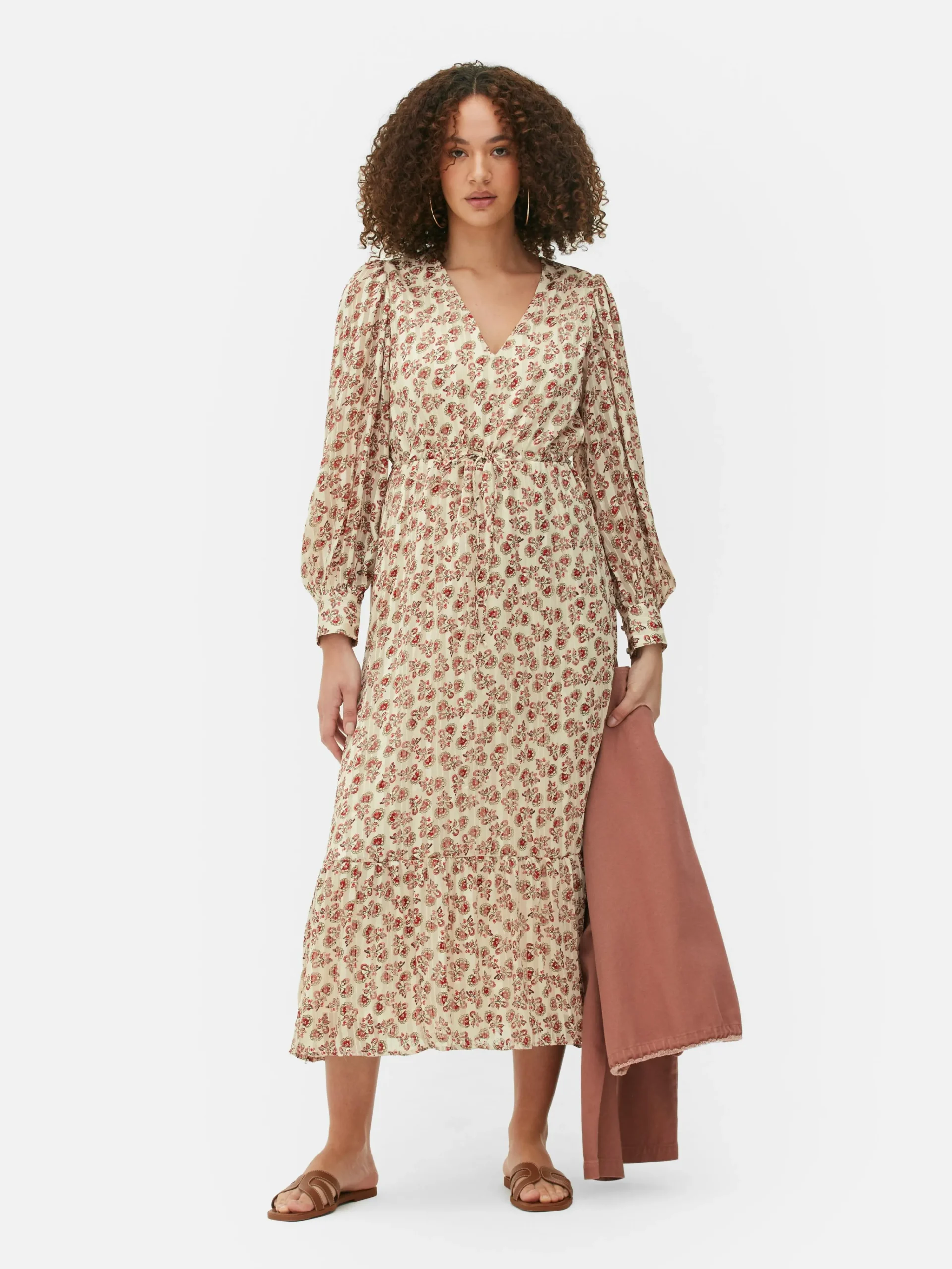 Boho V-Neck Midaxi Dress|Primark Online