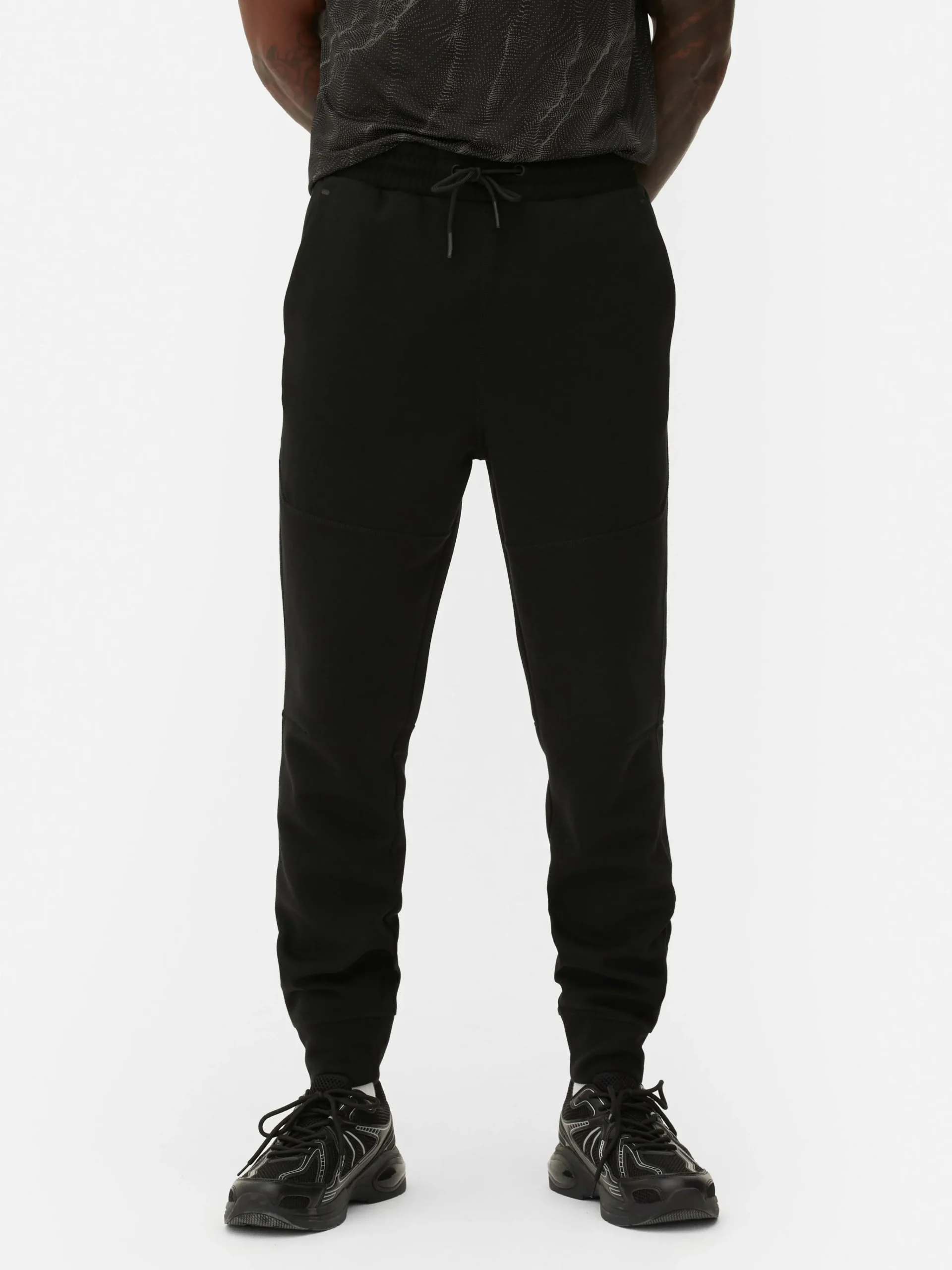 Bonded Slim Fit Joggers|Primark New