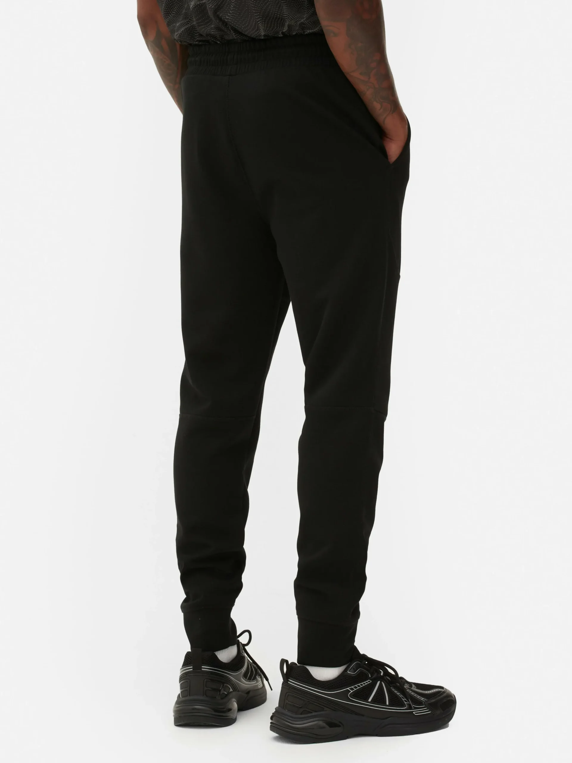 Bonded Slim Fit Joggers|Primark New