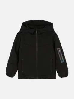 Bonded Zip Hoodie|Primark New