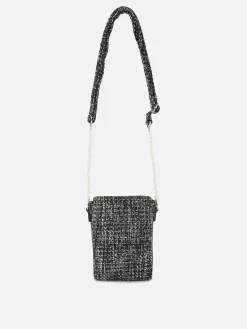 Bouclé Crossbody Phone Holder|Primark Outlet