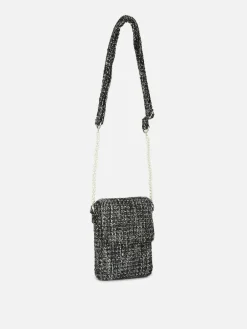 Bouclé Crossbody Phone Holder|Primark Outlet