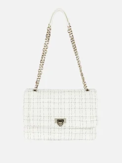 Bouclé Flap Front Crossbody Bag|Primark Clearance