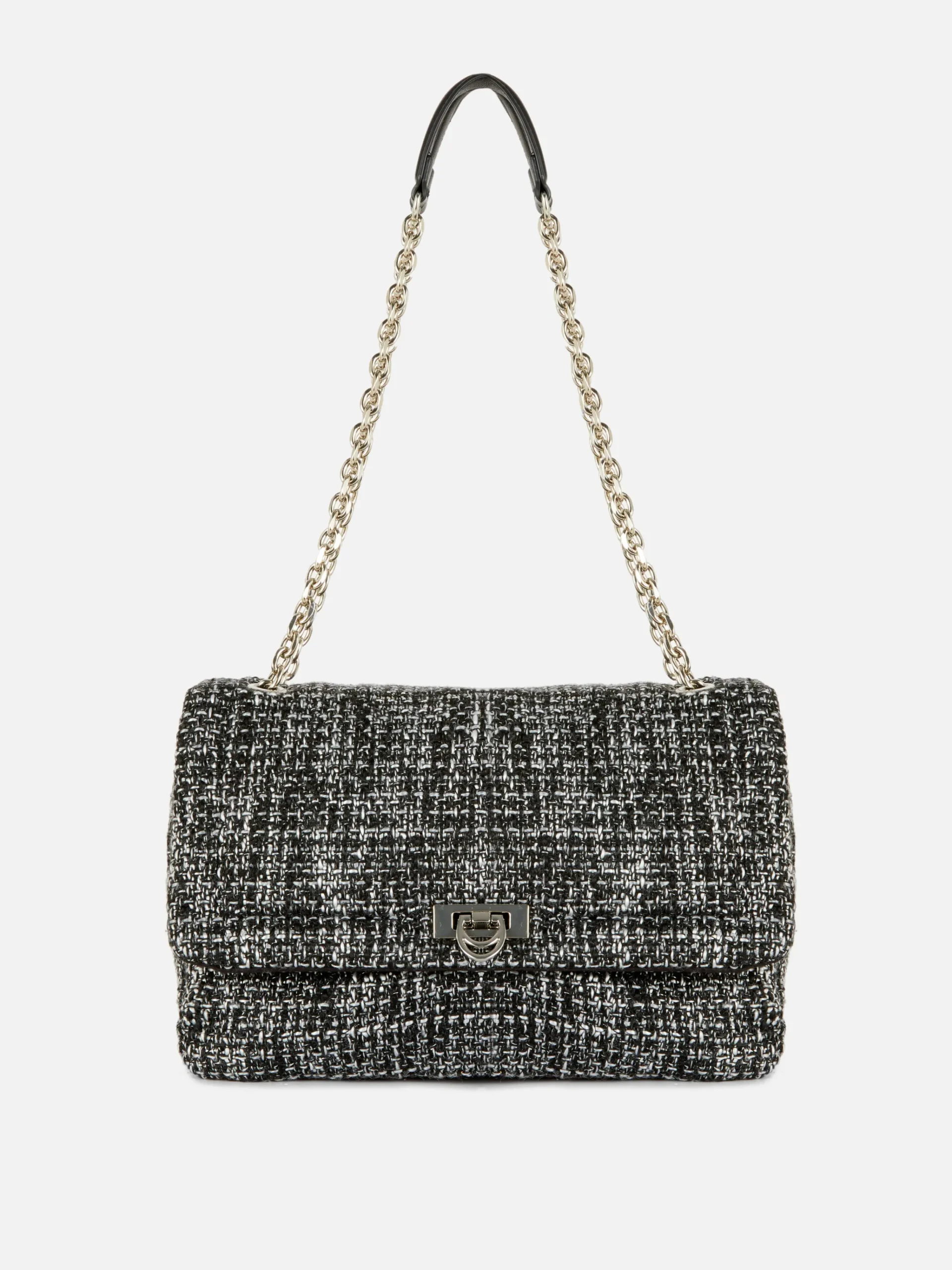 Bouclé Flap Front Crossbody Bag|Primark Clearance