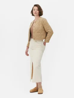 Bouclé Stitch Jacket|Primark Hot