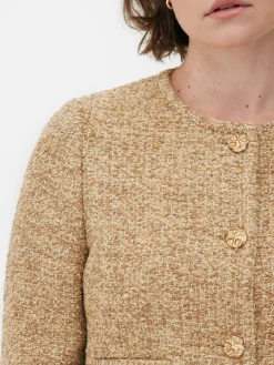 Bouclé Stitch Jacket|Primark Hot