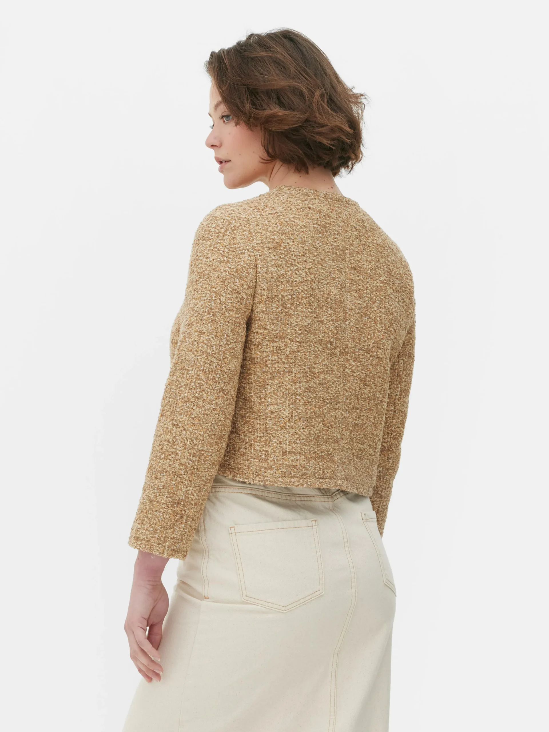 Bouclé Stitch Jacket|Primark Hot