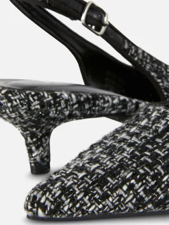 Boucle Slingback Kitten Heels|Primark Sale