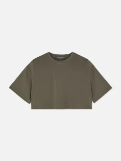 Boxy Cropped T-Shirt|Primark Sale